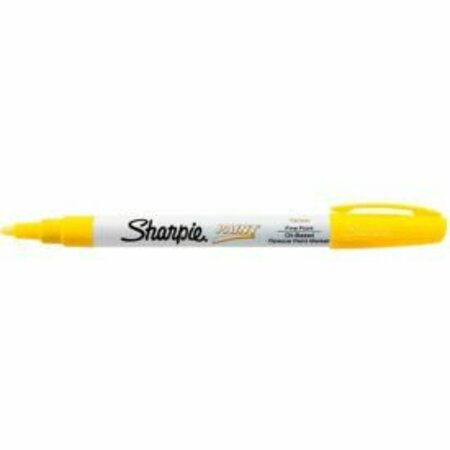 SANFORD Sharpie Paint Marker, Oil Based, Fine, Yellow Ink 35539
